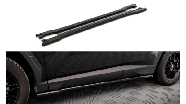 Lip Spoiler Hyundai Tucson IV Side Skirts Gloss Black