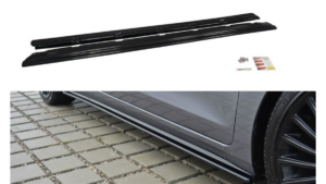 Lip Spoiler Hyundai i30 II Side Skirts Gloss Black