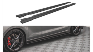 Lip Spoiler Hyundai i30 III N Side Skirts Street Pro v.2 Black-Red