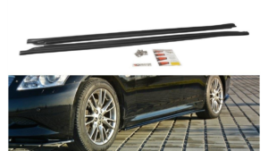 Lip Spoiler Infiniti G37 Side Skirts Gloss Black