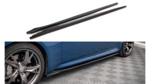 Lip Spoiler Infiniti G37 Side Skirts Gloss Black