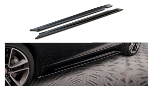 Lip Spoiler Jaguar F-TYPE Side Skirts Gloss Black