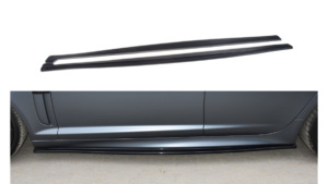 Lip Spoiler Jaguar XF- R Side Skirts Gloss Black