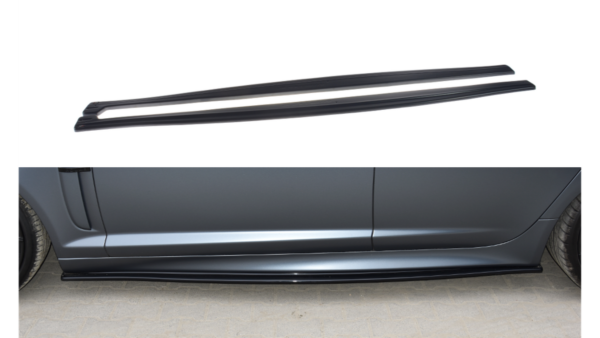 Lip Spoiler Jaguar XF- R Side Skirts Gloss Black