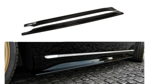 Lip Spoiler Jeep Grand Cherokee WK2 Summit Facelift Side Skirts Gloss Black