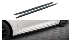 Lip Spoiler Kia Optima IV Facelift Side Skirts Gloss Black