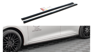 Lip Spoiler Kia Optima IV Side Skirts Gloss Black
