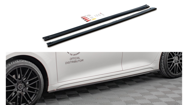 Lip Spoiler Kia Optima IV Side Skirts Gloss Black