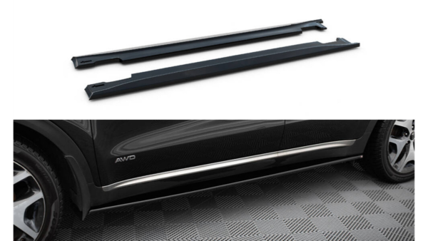 Lip Spoiler Kia Sportage IV GT-Line Side Skirts Gloss Black