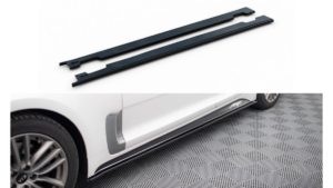Lip Spoiler Kia Stinger I GT GT-Line Side Skirts Gloss Black