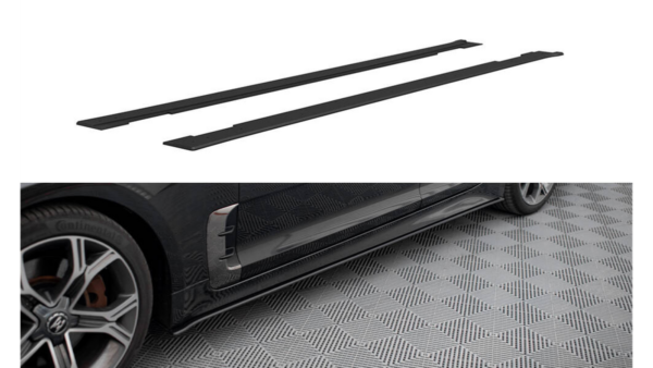 Lip Spoiler Kia Stinger I GT GT-Line Side Skirts Street Pro Black