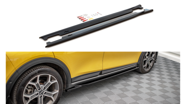 Lip Spoiler Kia XCeed I Side Skirts Gloss Black