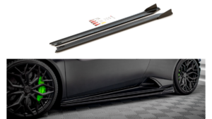 Lip Spoiler Lamborghini Huracan EVO Side Skirts Gloss Black