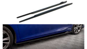 Lip Spoiler Lexus ES VII F Sport Side Skirts Gloss Black