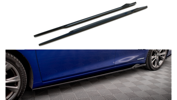 Lip Spoiler Lexus ES VII F Sport Side Skirts Gloss Black