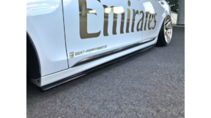 Lip Spoiler Lexus GS 300 III Facelift Side Skirts Gloss Black
