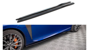 Lip Spoiler Lexus GS F IV Facelift Side Skirts Gloss Black