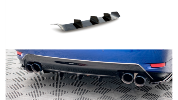 Lip Spoiler Lexus GS F IV Facelift Rear Valance Gloss Black