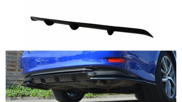 Lip Spoiler Lexus GS IV Facelift Rear Gloss Black