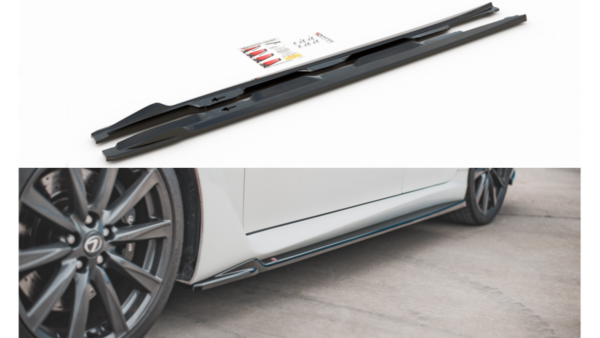Lip Spoiler Lexus IS II F Side Skirts Gloss Black