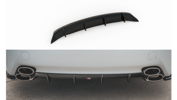 Lip Spoiler Lexus IS II F Rear Valance Gloss Black