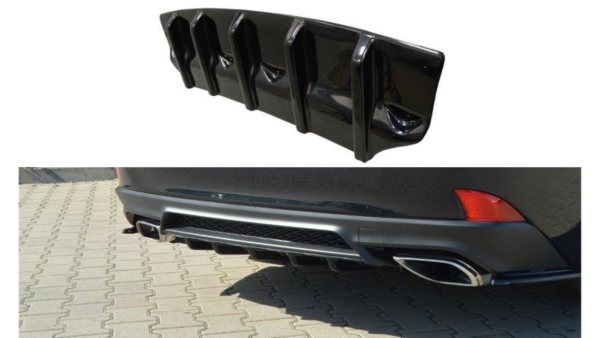 Lip Spoiler Lexus IS III Facelift T Rear Gloss Black