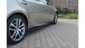 Diffuser Lexus IS III/III Facelift Side Skirts Gloss Black