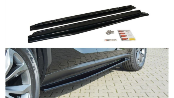 Lip Spoiler Lexus NX Preface FL Side Skirts Gloss Black