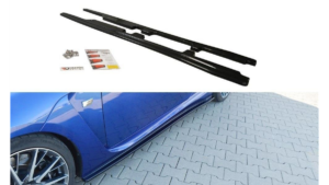 Lip Spoiler Lexus RC F Side Skirts Gloss Black