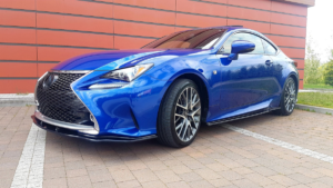 Lip Spoiler Lexus RC Side Skirts Gloss Black