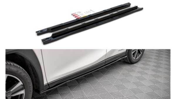 Lip Spoiler Lexus UX I Side Skirts Gloss Black