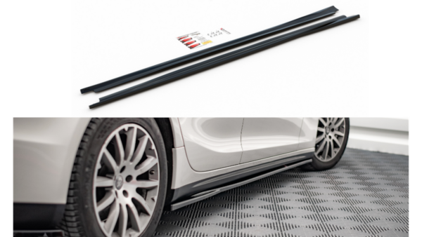 Lip Spoiler Maserati Ghibli III Side Skirts Gloss Black