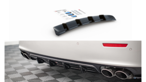 Lip Spoiler Maserati Ghibli III Rear Valance Gloss Black