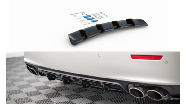 Lip Spoiler Maserati Ghibli III Rear Valance Gloss Black
