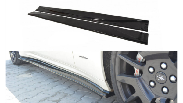 Lip Spoiler Maserati Granturismo I Side Skirts Gloss Black