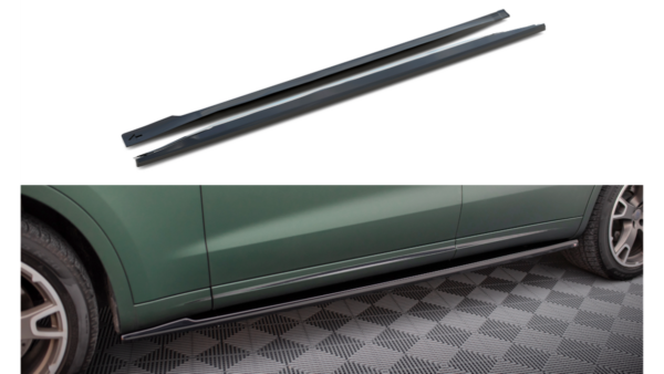 Lip Spoiler Maserati Levante I Side Skirts Gloss Black