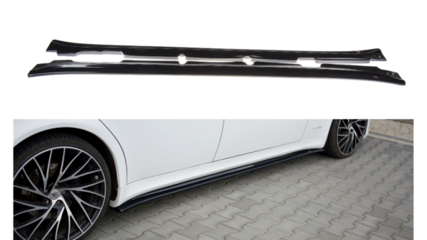 Diffuser Maserati Quattroporte V Facelift Side Skirts Gloss Black