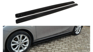 Lip Spoiler Mazda 3 II Sport Side Skirts Gloss Black