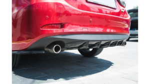 Lip Spoiler Mazda 6 III Facelift Rear Gloss Black