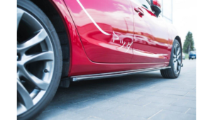 Lip Spoiler Mazda 6 III Side Skirts Gloss Black