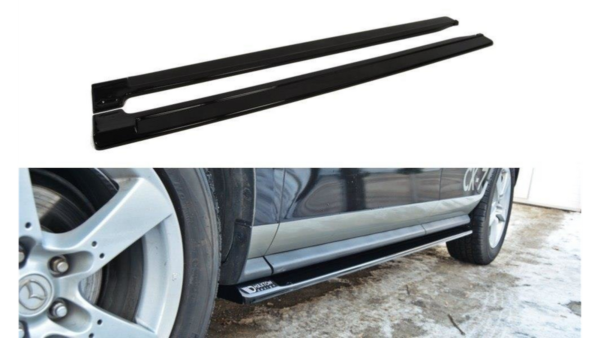 Lip Spoiler Mazda CX-7 Side Skirts Gloss Black