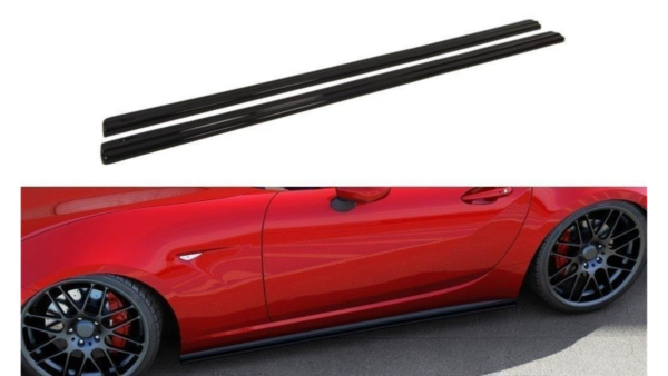 Lip Spoiler Mazda MX-5 IV Side Skirts Gloss Black