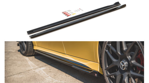 pol_pl_Dokladka-Mercedes-Benz-A-W177-A45S-Progi-Gloss-Black-275186_8.png Lip Spoiler Mercedes-Benz A W177 A45S Side Skirts Gloss Black