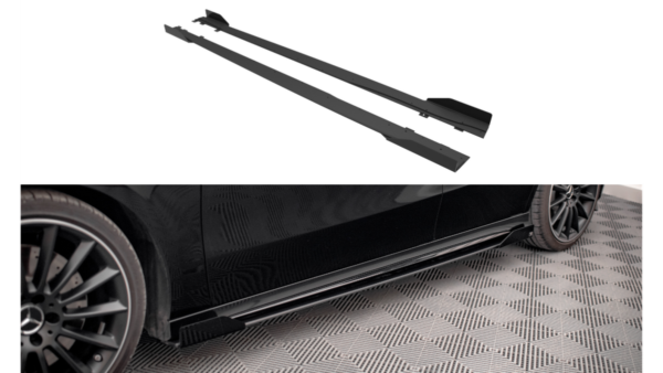 pol_pl_Dokladka-Mercedes-Benz-A35-AMG-Aero-Pack-W177-Progi-Street-Pro-Black-Gloss-Flaps-275989_6.png Lip Spoiler Mercedes-Benz A35 AMG Aero Pack W177 Side Skirts Street Pro Black + Gloss Flaps