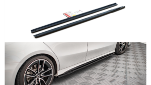 Lip Spoiler Mercedes-Benz A35 AMG W177 Side Skirts v.2 Gloss Black