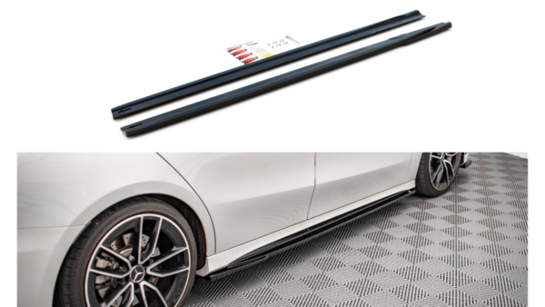 pol_pl_Dokladka-Mercedes-Benz-A35-AMG-W177-Progi-v-2-Gloss-Black-274987_7.png Lip Spoiler Mercedes-Benz A35 AMG W177 Side Skirts v.2 Gloss Black