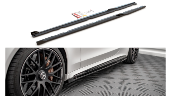 pol_pl_Dokladka-Mercedes-Benz-C-C205-63AMG-Facelift-Progi-v-2-Gloss-Black-275339_6.png Lip Spoiler Mercedes-Benz C C205 63AMG Facelift Side Skirts v.2 Gloss Black
