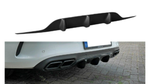 Lip Spoiler Mercedes-Benz C C205 63AMG Rear Gloss Black