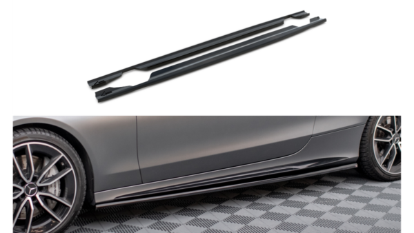 Lip Spoiler Mercedes-Benz C C205 C43 Facelift Side Skirts