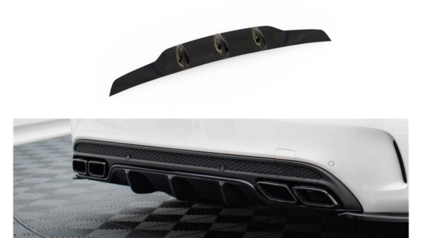 Lip Spoiler Mercedes-Benz C S205 63AMG Rear Gloss Black